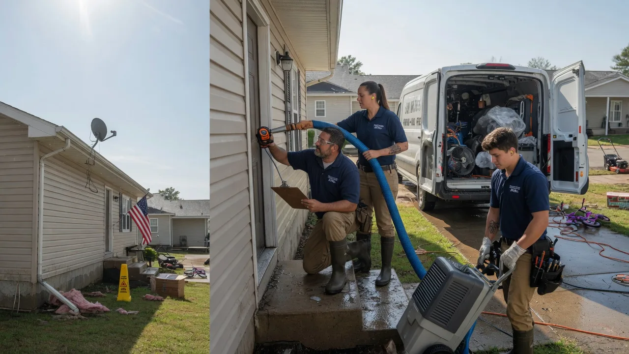 Ceiling Water Damage Restoration in Wellston, MI near me